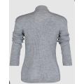 Trendyol Grey Detailef Stand Up Collar Sweater