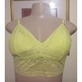 Lime Lace Padded Non-Wired Bralette
