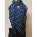Blue and Yellow Marvin Scarf