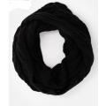 Black Chunky Cable Knit Snood