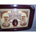 OLD S.A. SEDGWICK'S OLD BROWN SHERRY 1886 - 1986 - 100 YEAR OF EXCELLENCE - BAR TRAY / SERVING TRAY