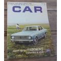 CAR MAGAZINE MAY 1969 ( PEUGEOT 404 , VW FASTBACK , FORD CORTINA 1600 , OPER REKORD )