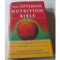 THE OPTIMUM NUTRITION BIBLE  - PATRICK HOLFORD ( HARDCOVER )