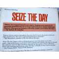 SEIZE THE DAY - 7 STEPS TO ACHIEVING THE EXTRAORDINARY IN AN ORDINARY WORLD - DANNY COX