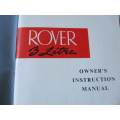 ROVER 3 LITRE OWNER`S INSTRUCTION MANUAL ( 1960 )