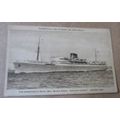 ATHLONE CASTLE - THE UNION-CASTLE ROYAL MAIL MOTOR VESSEL - POST CARD