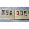 THE KINGS AND QUEENS OF ENGLAND 1066 - 1935 - JOHN PLAYER & SONS TOBACCO PICTURE CARDS IN ALBUM