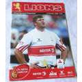 LIONS vs WP 10 OCTOBER 2008  - RUGBY PROGRAMME