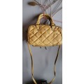 Mango 2 ways Ladies bag Yellow Mini Tote Bag With Detachable Strap
