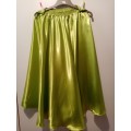 Lime green circle skirt 34-36