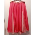 Pink double layer circle skirt 34-36