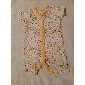 Lot of 2 Printed babygrows Woolworths 1-3 months