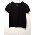 Black short sleeve jersey with glitter 34