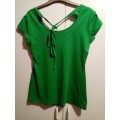 Green printed top 34-36