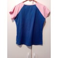 Blue and pink t-shirt XL