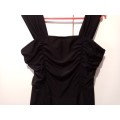Black assymmetrical dress XL