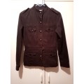 Black vintage military style jacket RJL 8 as new