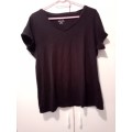 Black basic t-shirt XXXL