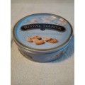 Royal Dansk limited edition light blue biscuit tin
