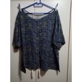 Blue printed handmade top 42