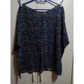 Blue printed handmade top 42