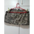 Camo mini skirt size 36