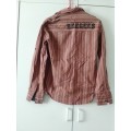 Men`s Bee Gees striped shirt size M