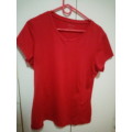 Red active top size L