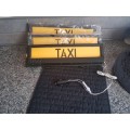 3x collectible taxi light signs MASSIVE BARGAIN STARTING AT R1