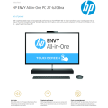 HP Envy All-In-1,27`` 4K TOUCHScreen PC. i7 Hexa-Core CPU.32GB Ram.1TB SSD+2TB HDD.Nvidia GPU.FaceID