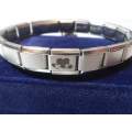 MODULAR LINK BRACELET - 316L STAINLESS STEEL WITH 18 LINKS