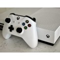 XBOX BOX ONE S 1TB 1681 WITH 1 CONTROLLERS and 2 GAMES