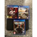 SONY PLAYSTATION 4 500GB SLIM REFURBISHED WITH 3 GAMES