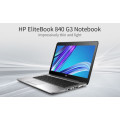 HP EliteBook 840G3, 14` FHD LED Display, Intel i5-6300U@2.4GHz, 16GB RAM, 256GB m.2 SSD, 500GB HDD