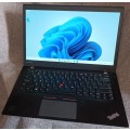 Lenovo ThinkPad T460s, 6th Gen i5-6300U@2.4GHz, 12GB RAM, 240GB m.2 SSD, 14` FHD Display, Win11