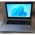 HP EliteBook 850 G3, Intel i7-6600U@2.6GHz, 16GB RAM, 256GB m.2 SSD, 1TB HDD, 15.6` FHD Display