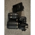 Nikon D3300 24.2 MP Digital SLR  Nikon  18-55mm  & 55-200mm Lenses Mint Condition