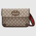 Gucci GUCCI Bag Men`s Body Waist Neo Belt Brown 493930 Authentic Good Condition