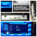 cctv 8 channel network video recorder k8208-w