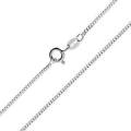 50cm Sterling Silver curb chain 1mm gauge