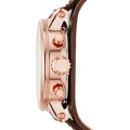 Fossil Ladies Brown Leather Chronograph Watch