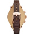 Fossil Ladies Brown Leather Chronograph Watch