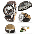 Fossil Coachman Chronograph Cuff Leather Men's Watch