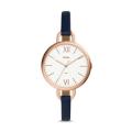 Fossil Ladies Annette Blue Leather Watch ES4355 - LAST ONE