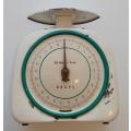 Vintage Retro Style Krups Enamel Kitchen Scale 25 lbs by 2 oz Made in Ireland
