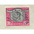 Union of SA - Document - Affidavit - 1 /- 1946 Stamps