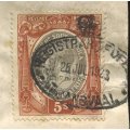 Union of SA - Document - General Power of Attorney - 5 /-  1913 Stamp