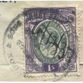 Union of SA - Document - 1 x 1 /- 1931 and 2 x 1 d Postage Stamp