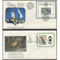 RSA - 20 Miniature Sheet FDC s in Album - no S 1 to 16 And foundation No 1,2,3,5 - All Unaddressed