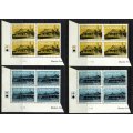 Zimbabwe - Complete Set of 8 Control Blocks of 4 - Cylinder 1A and 1B - MNH